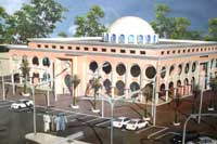 construction du lieu des deux prières : la maquette